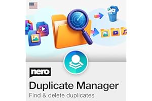 Nero Duplicate Manager | Detect & Remove Duplicate Photos, Videos & Music Files | Organize Your Media Library | Supports HEIC/HEIF, RAW, JPG, PNG | Lifetime License | 1 PC | Windows 11 / 10 / 8 / 7