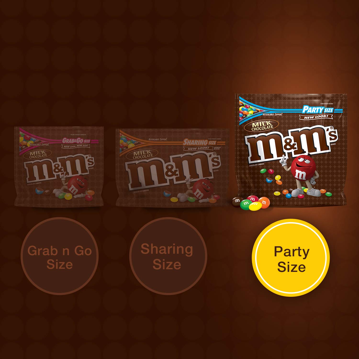 Amazon Com M M S Milk Chocolate Candy Party Size 42 Ounce Bag
