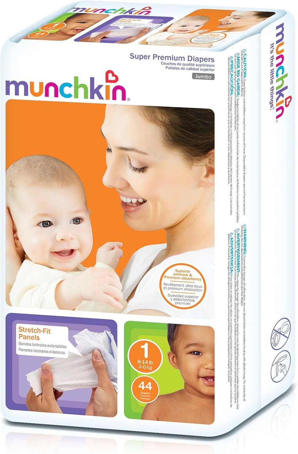 size 1 diapers pounds