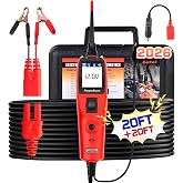 Autel PowerScan Automotive Circuit Tester, 12-24V Power Circuit Probe Tool | Electrical Short Open Breaker Finder, AC/DC Voltage Current Resistance Detection, Trailer Light Test, 20FT Extension Cord