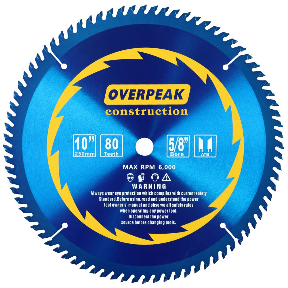 Best 80 tooth 10 inch carbide table saw blade