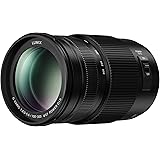 PANASONIC LUMIX G II Vario Lens, 100-300MM, MIRRORLESS Micro Four Thirds, Power O.I.S, H-FSA100300 (USA Black) (Renewed)