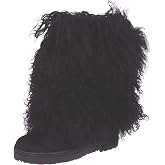 Bear Paw Women's Boetis Multiple Colors | Women's Boot Natural Fur | Women's Slip On Boot | Comfortable Winter Boot