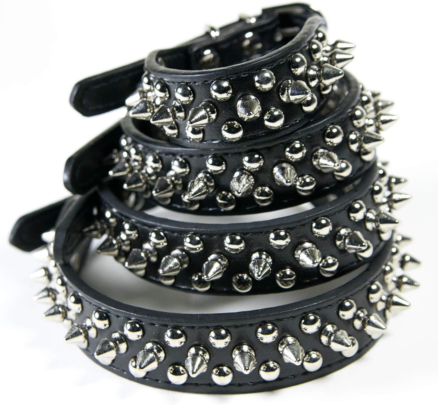 black studded cat collar