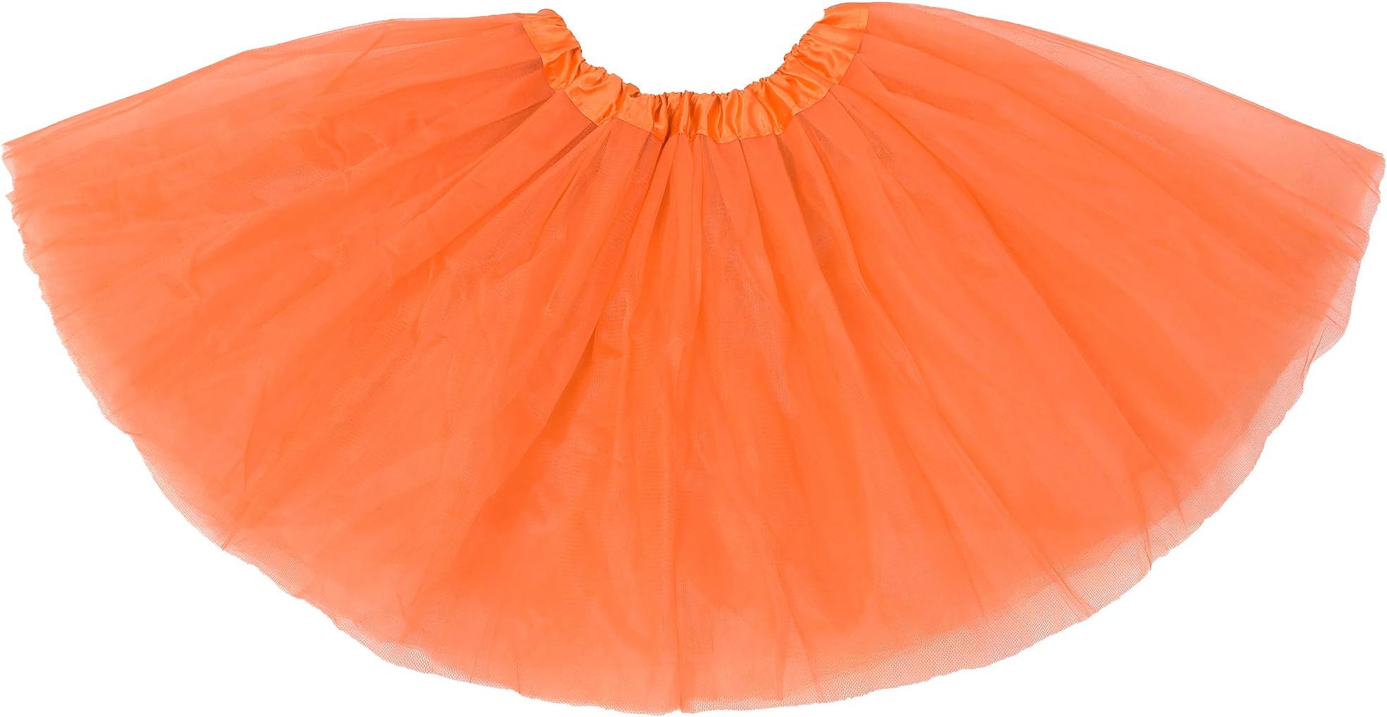 Youth Tulle Tutu 3 Layered Princess Mini Skirt for Ballet, Dress Up Costume Party, Running