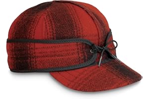 Stormy Kromer The Original Cap, Wool Blend Hat, Warm Winter Outdoor Cap with Flannel Lining, Earflaps, for Men and Women