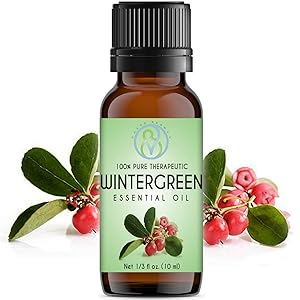 Wintergreen Essential Oil 10 ml 100% Pure & Natural Therapeutic Grade Undiluted Best For Aromatherapy Diffuser, Humidifier, Sauna, Steam Room, Nasal Congestion & Help Breathing