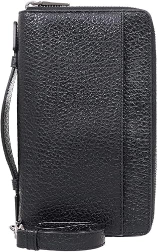 Amazon コーチ Coach 財布 長財布 F ブラック エンボスド テクスチャード レザー ダブル ジップ トラベル オーガナイザー メンズ レディース アウトレット品 ブランド 並行輸入品 Coach コーチ 財布