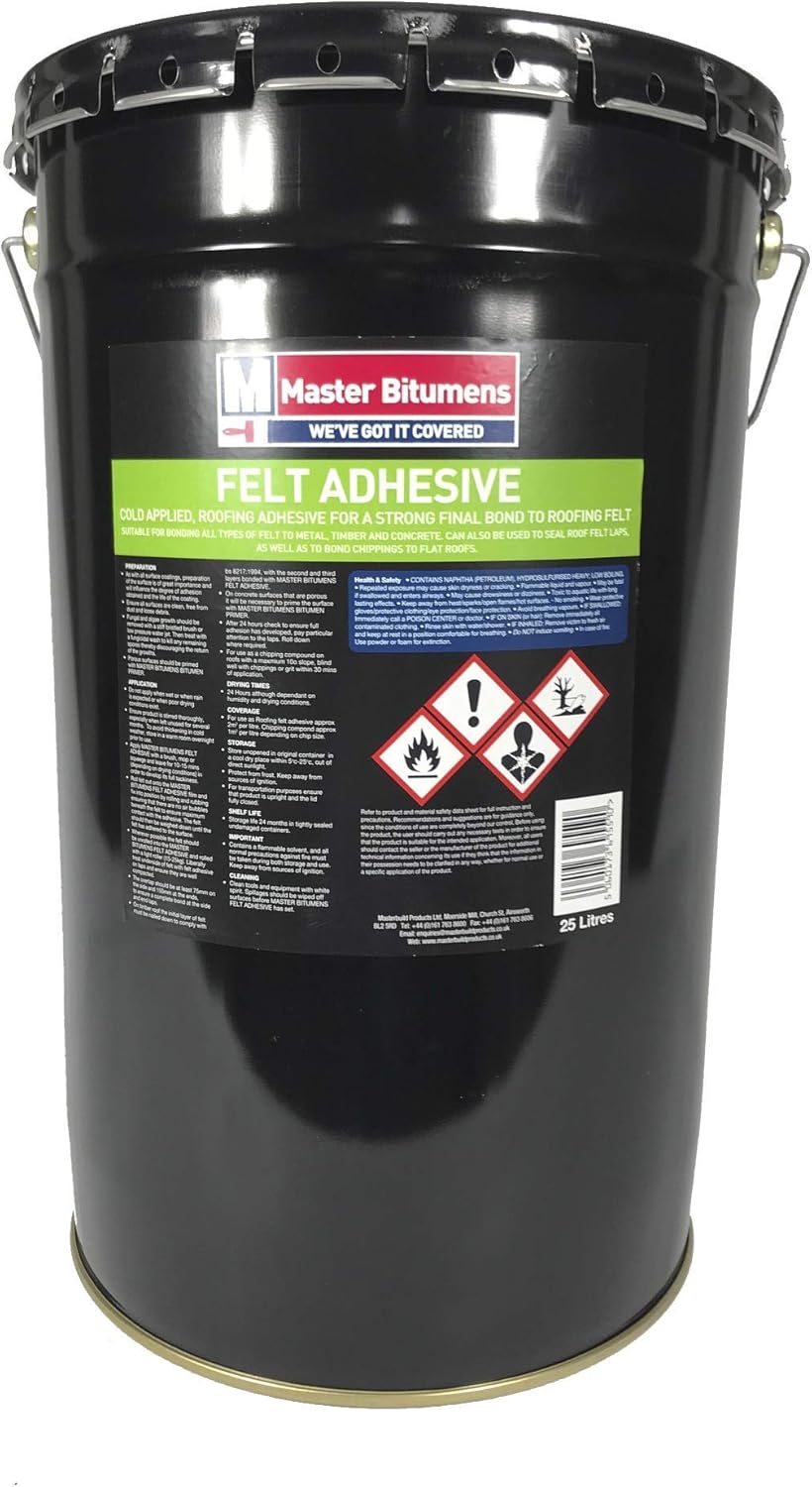 25 Litre Bitumen ROOF Felt Adhesive Amazon.co.uk DIY & Tools