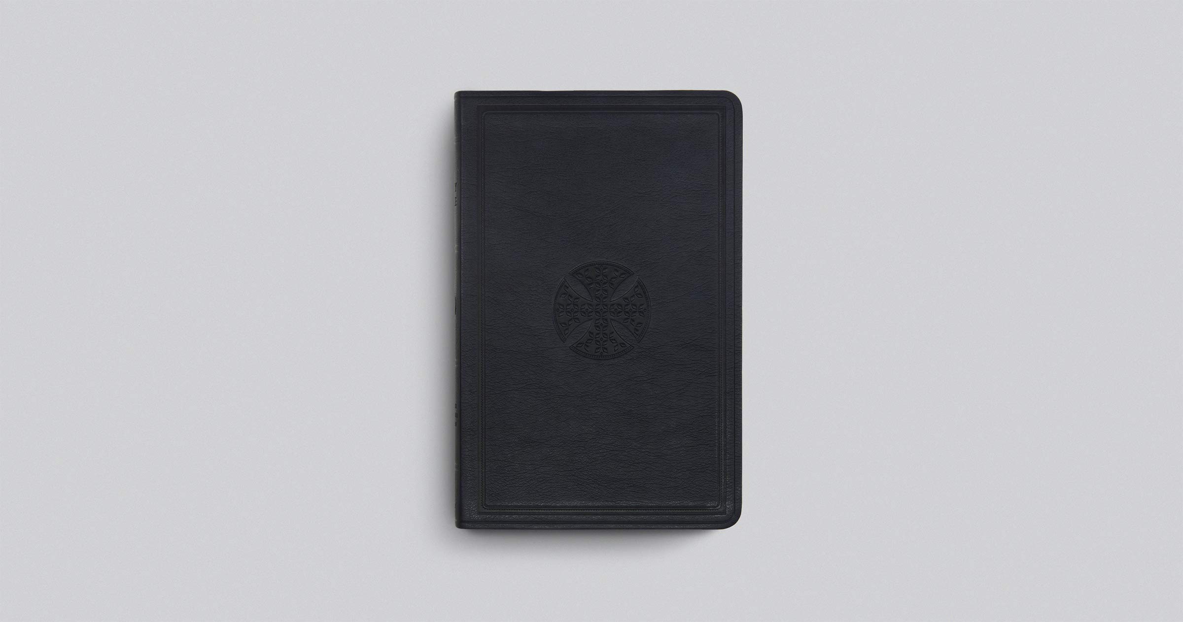 ESV Large Print Value Thinline Bible (TruTone, Navy, Mosaic Cross Design)