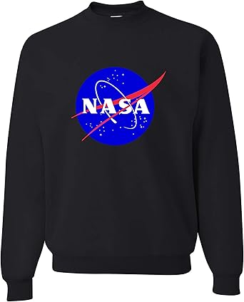 light blue nasa sweatshirt