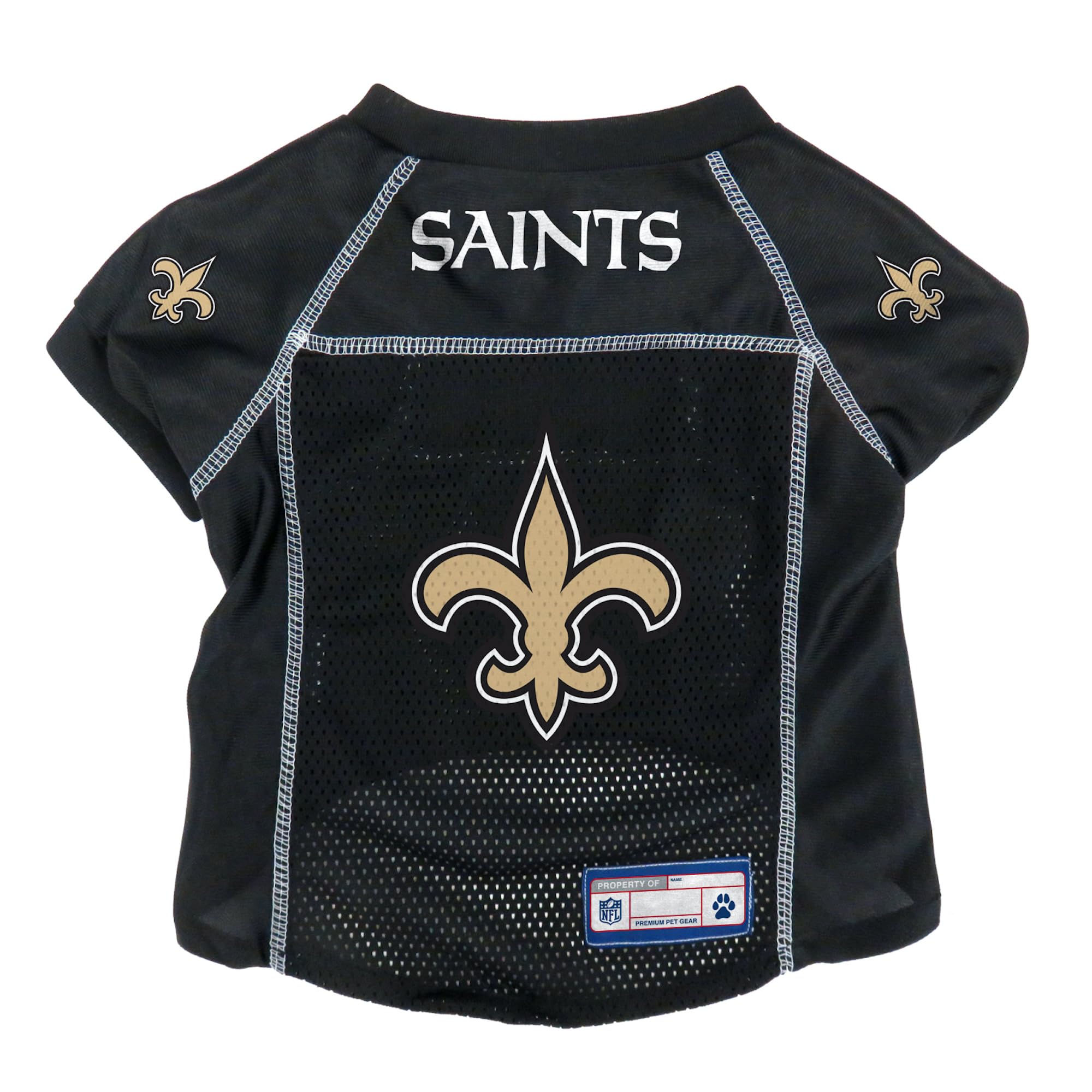 Little Earth Productions Littlearth New Orleans Saints NFL Basic Pet Jersey