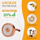 Neosmuk Magnetic Hooks 4lb+ Heavy Duty Bronze Cruise Ship Essentials view 3