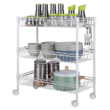 Shelf Wxp Kitchen Furniture Basket Kitchen Trolley Wheeled