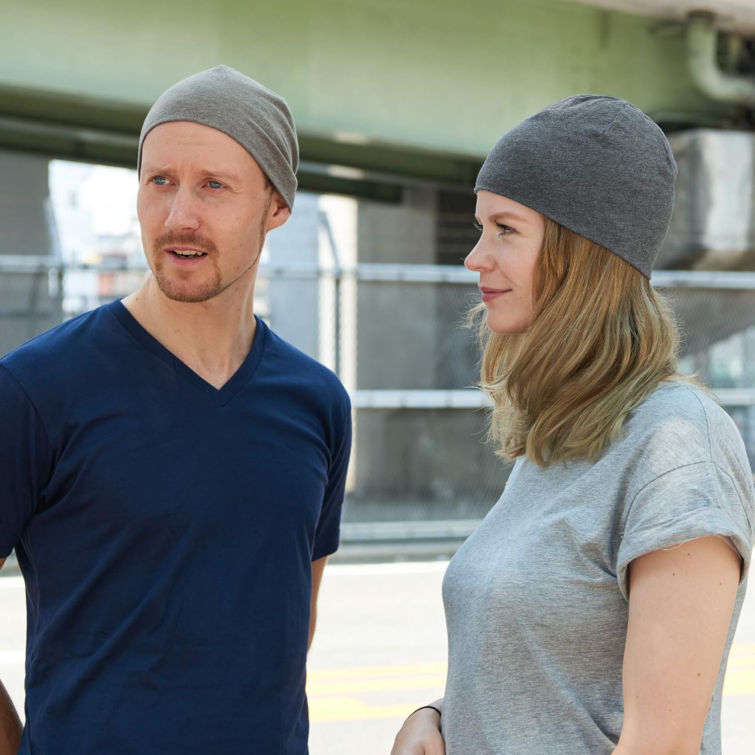 CHARM 100% Organic Cotton Beanie - Soft Chemo Hat Tight Fit Sensitive Skin Cap Snug Form Fitting Unisex Black at  Men’s Clothing store