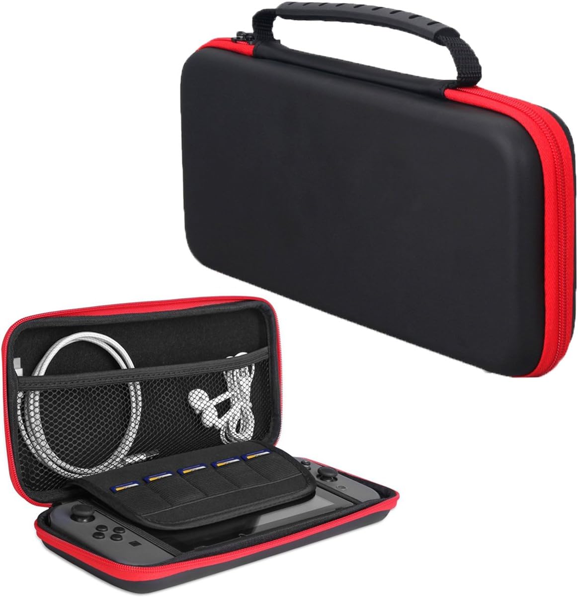 Nintendo Switch Case Hard Deluxe EVA Travel Carrying Case Game Traveler for Nintendo Switch Console & Small Electronics Accessories