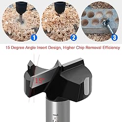 ASNOMY 5PCS Large Size Forstner Drill