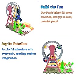 Electric Ferris Wheel Model Building Puzzle Toys