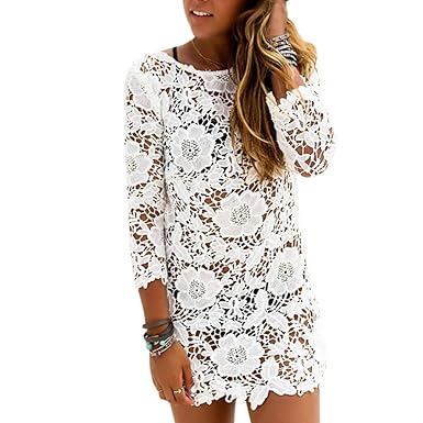 Etosell Femme Robes De Plage De Maillots De Bain Bikini Crochet