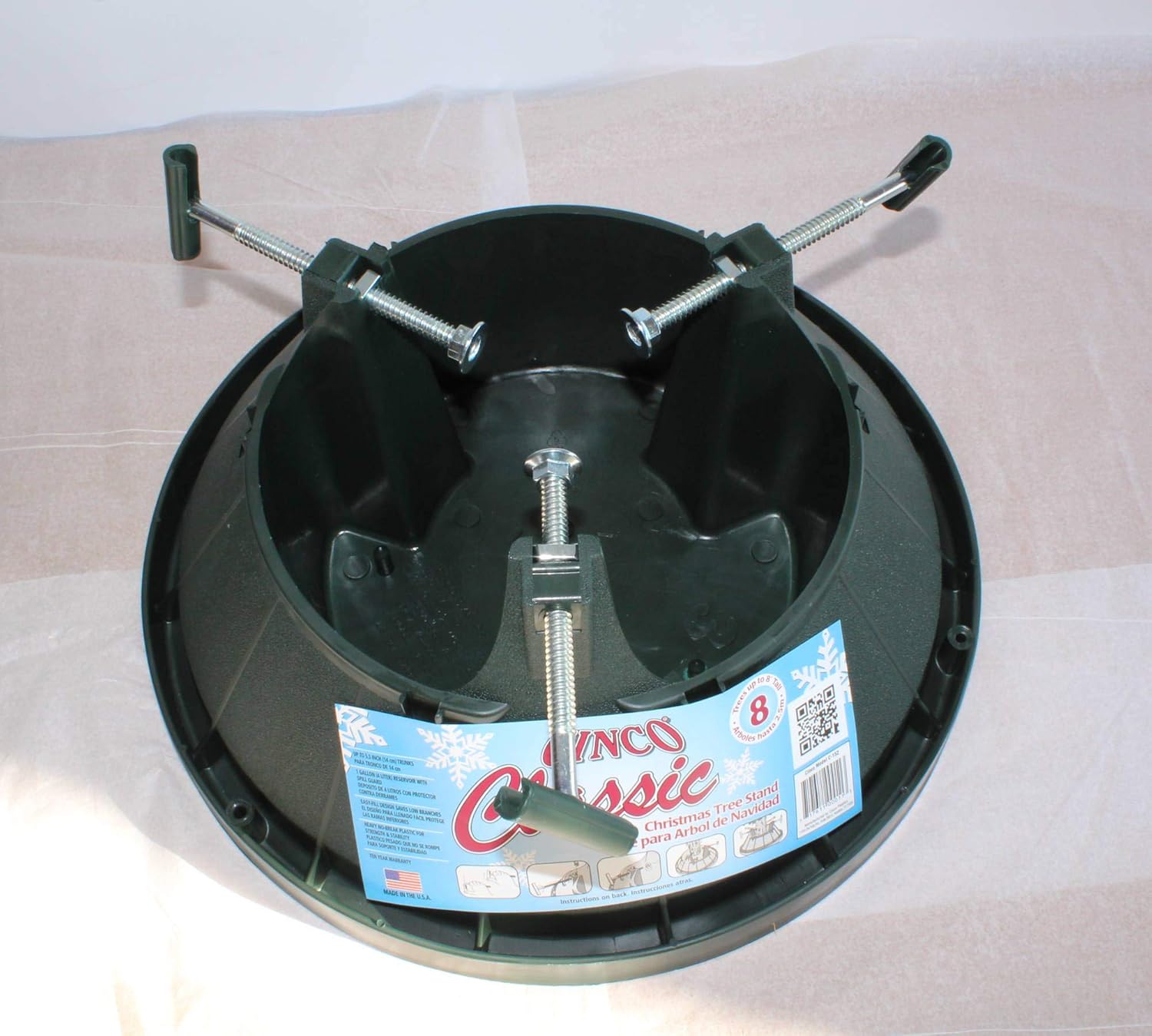 Tree Stands - Athena's Garden Christmas - tree stand- up to 8 ft,Plastic