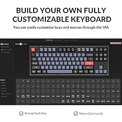 Keychron V3 Wired Custom Mechanical Keyboard, TKL