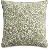 MICHAEL AMINI Renue Prescot 22" Chenille Throw Pillow - Fennel Green - Set of 2