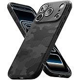 Ringke Onyx for iPhone 17 Pro Max Case, [Feels Good in The Hand] Oil & Dirt Resistant, Individual Lens Covers for Cameras, Non-Slip Enhanced Grip Lightweight Cover - Camo Black