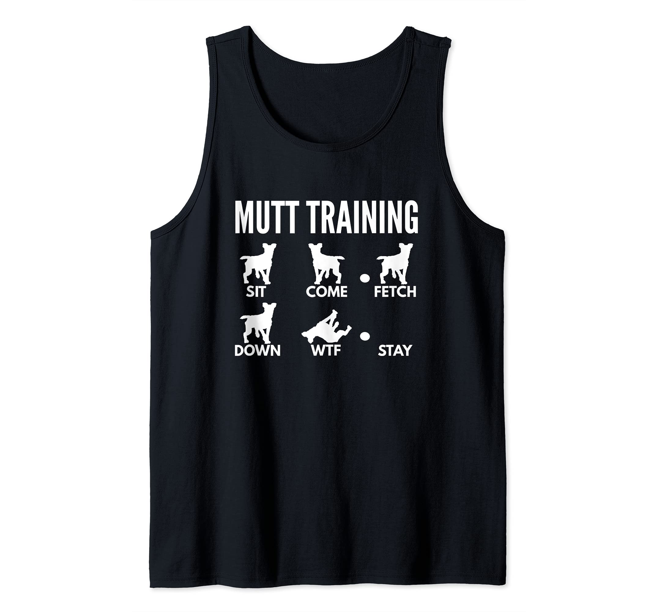Mutt Training - Mixed-Breed Dog Tricks Tank Top