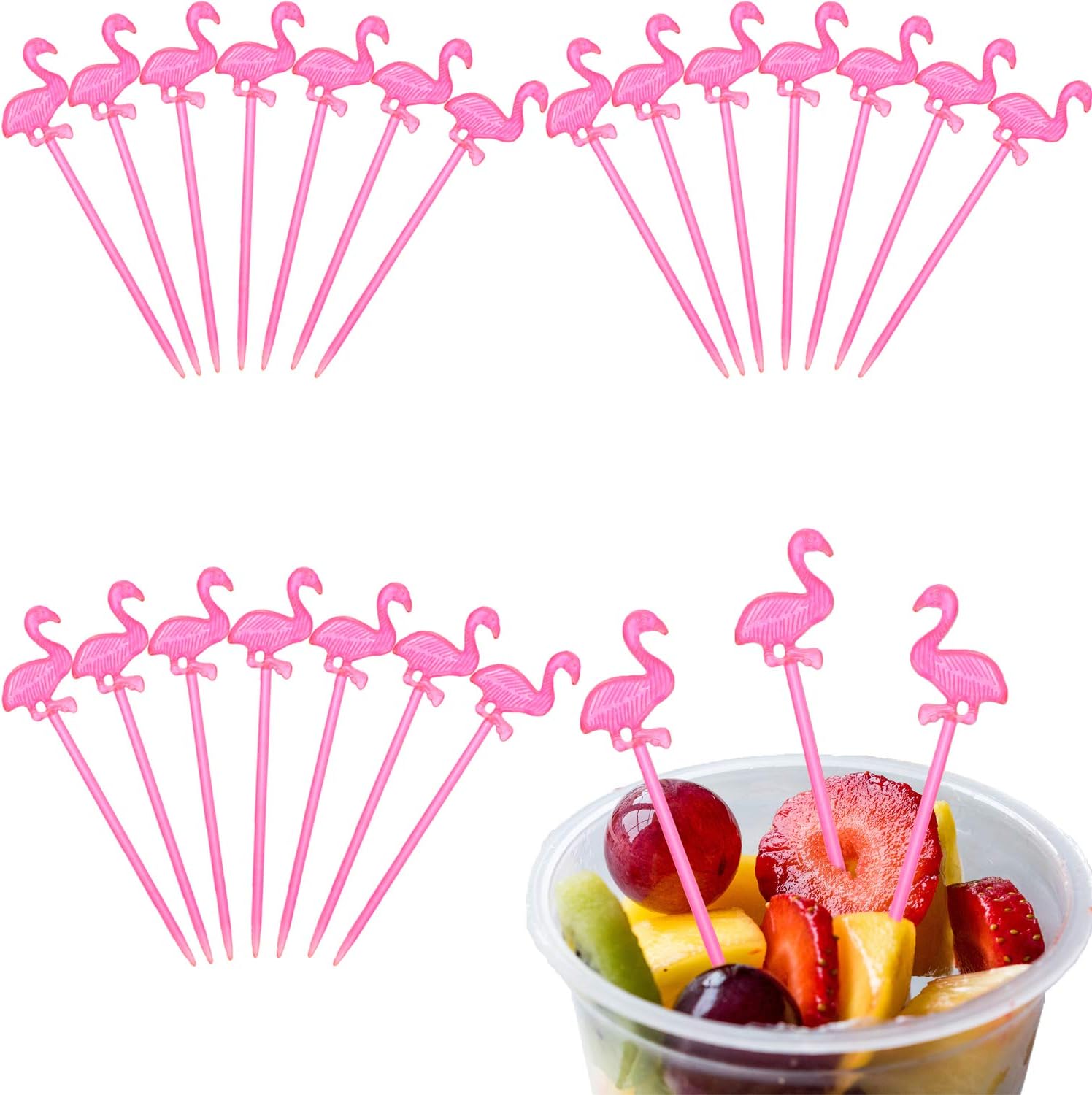 300 Pieces Plastic Picks Cocktail Picks Appetizer Picks