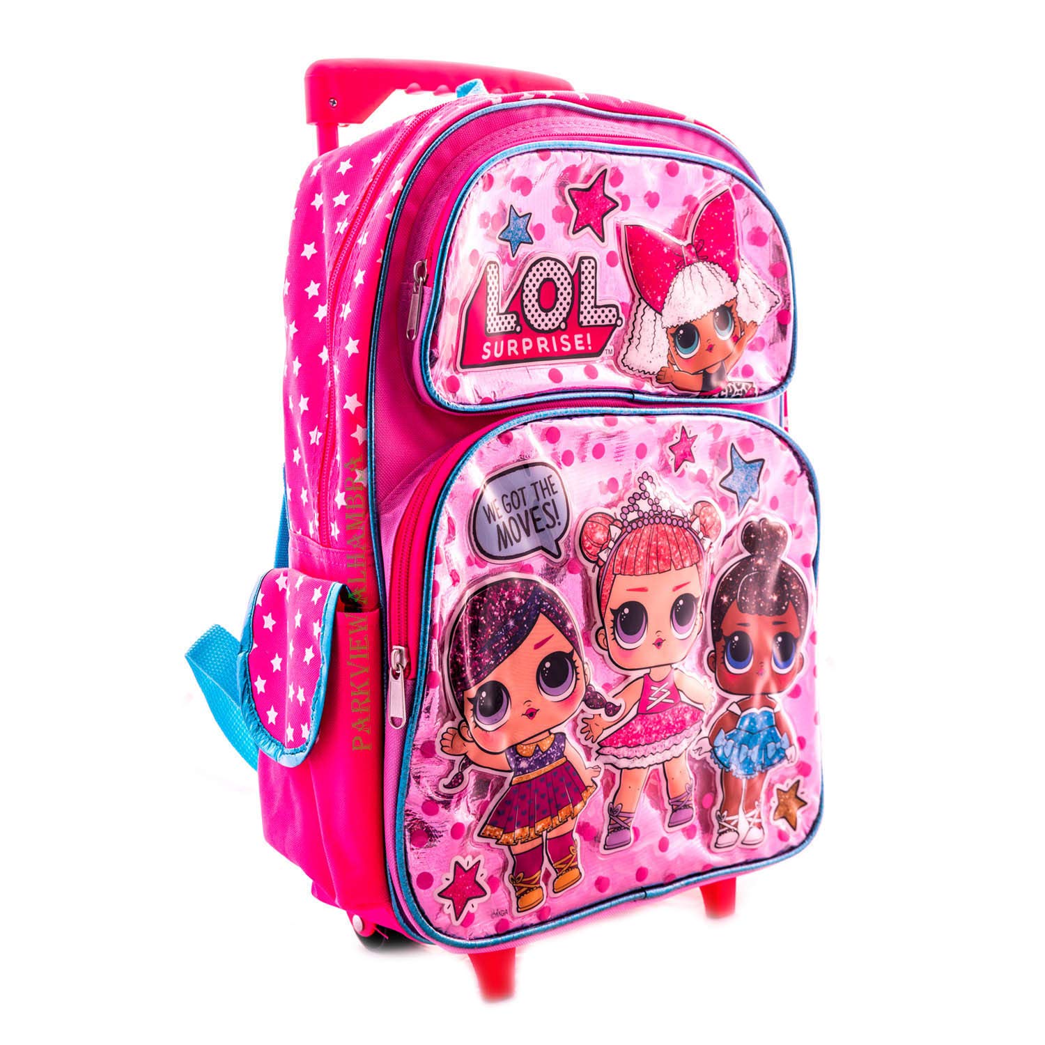 lol doll rolling backpack