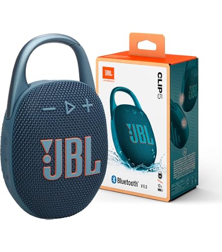 PARLANTE PORTÁTIL BLUETOOTH JBL CLIP 5 AZUL JBLCLIP5BLUAM