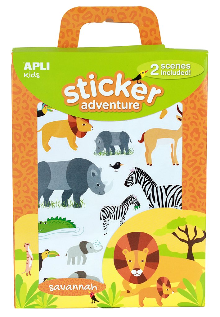 APLI Kids Sticker Set, Multicoloured, Small, Travel
