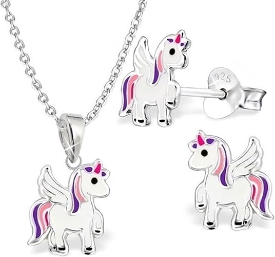 Set Regalo Gioielli Donna: Collana E Orecchini Con Zirconi Rossi - Placcato Argento