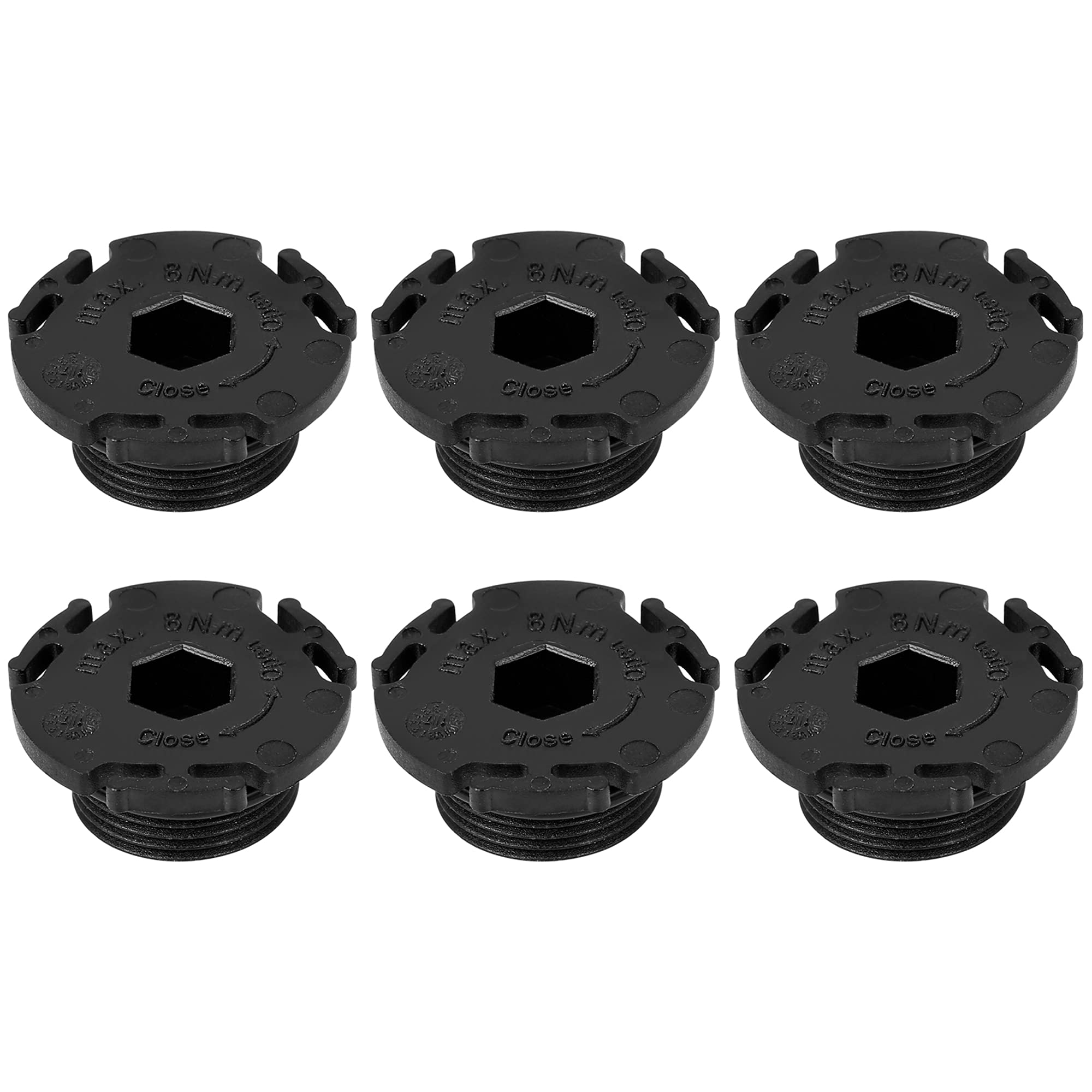 Photo 1 of **3PACK**X AUTOHAUX 6pcs ABS Car Engine Oil Drain Plug Replacement 11137605018