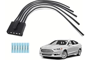 ALICATONG WPT1285, 645-512 Blower Motor Resistor Connector, AC Fan Pigtail Wiring Harness Connector Compatible with 2010-2015 Ford Fusion, 11-14 Lincoln MKZ Base Hybrid, 10-11 Mercury Milan