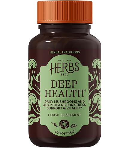 Amazon.com: Herbs Etc, Deep Health, 60 Softgels | Daily Vitality