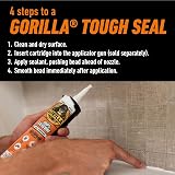 Gorilla All Conditions Sealant Silicone White 295ml view 5