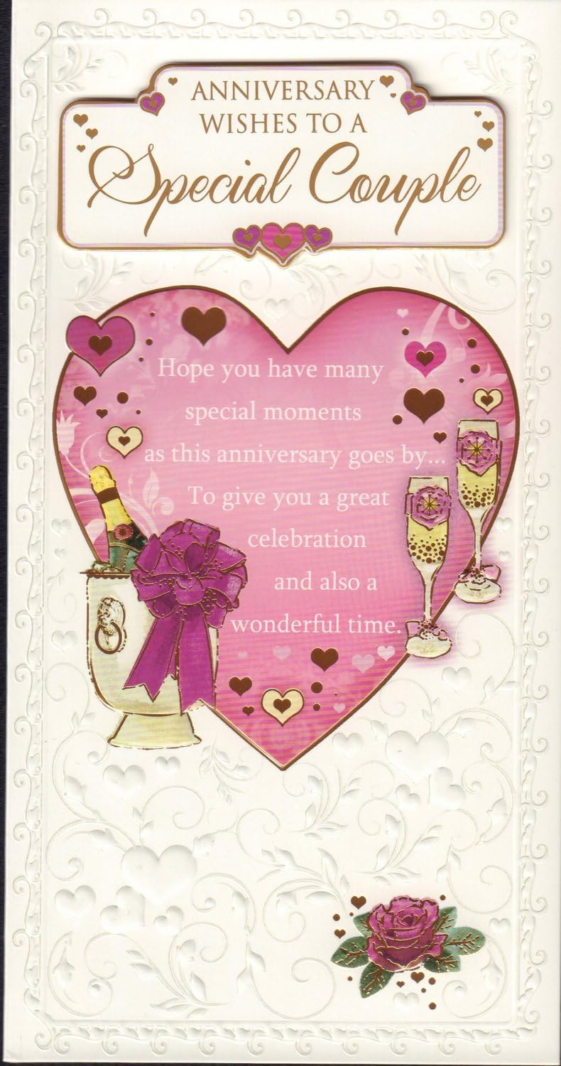 Anniversary Wishes To A Special Couple Card Hope You Have Many Special Moments As This Anniversary Goes By Amazon Co Uk Garden Outdoors