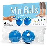 OPTP Mini Balls - Vinyl Air-Filled Self-Massage Ball Set (2 Piece) for Hand and Foot Therapy- Small Therapy Balls for Improve