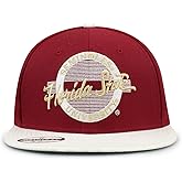 The Game NCAA Licensed Florida State Seminoles Flat Brim Snapback Hat, Florida State University Game Day Hat