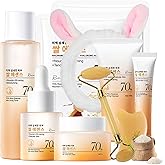 INSEEK Rice Skin Care Set for Women, Moisturizing Face Routine Set, Deep Hydration and Refined Skin, Strengthen Barrier, Balances Oil, Skincare Gift Sets for Birthday Christmas