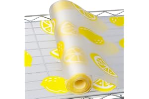 Cooyes Shelf Liners for Kitchen Cabinets Non-Adhesive Drawer Liner Waterproof Refrigerator Liners Durable Wire Shelf Liner Cupboard Drawer Mats EVA Material 11.8 x 118 Inch