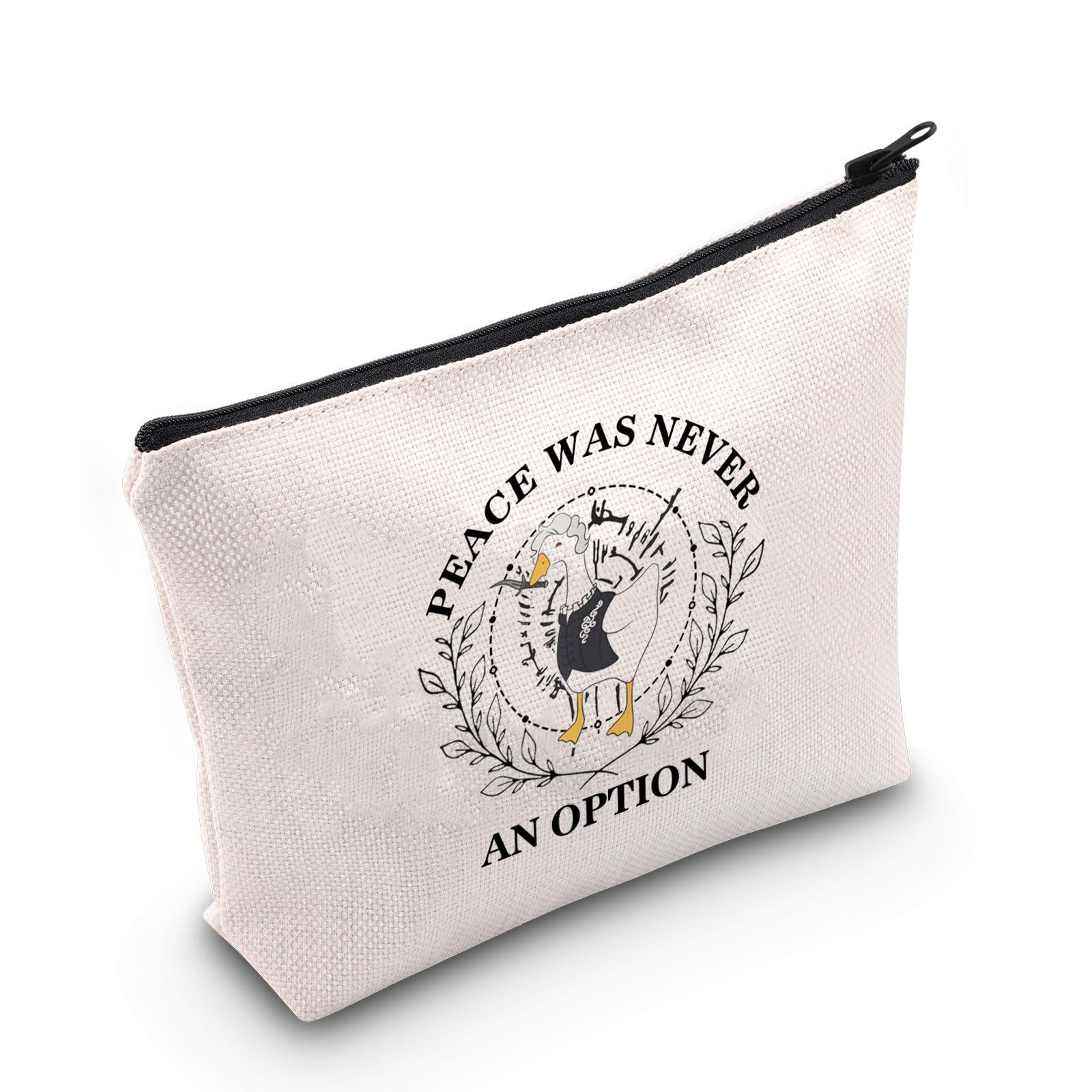 Goose Astarion Honk Gift Peace was Never an Option Zipper Pouch Makeup Bag (Peace Option EU)
