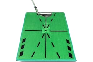 BIRDIEBLAST Professional Path Feedback Golf Hitting Mat, Improve Swing Accuracy Golf Mat, Professional Golf Practice Mat for Indoor and Outdoor Training