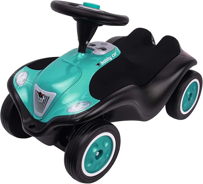 BIG Bobby Car Next Bleu – Voiture Enfants Avec Pneus Whisper & Klaxon | À Partir De 1 An | Taille Unique