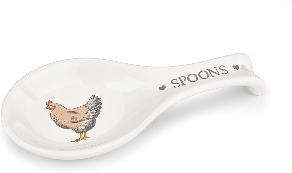 Cooksmart Ceramic Spoon Rest | British Designed Kitchen Accessory