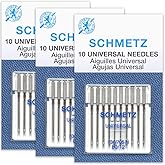 Schmetz Universal Sewing Machine Needles - Size 80/12-3 Cards - 30 Needles