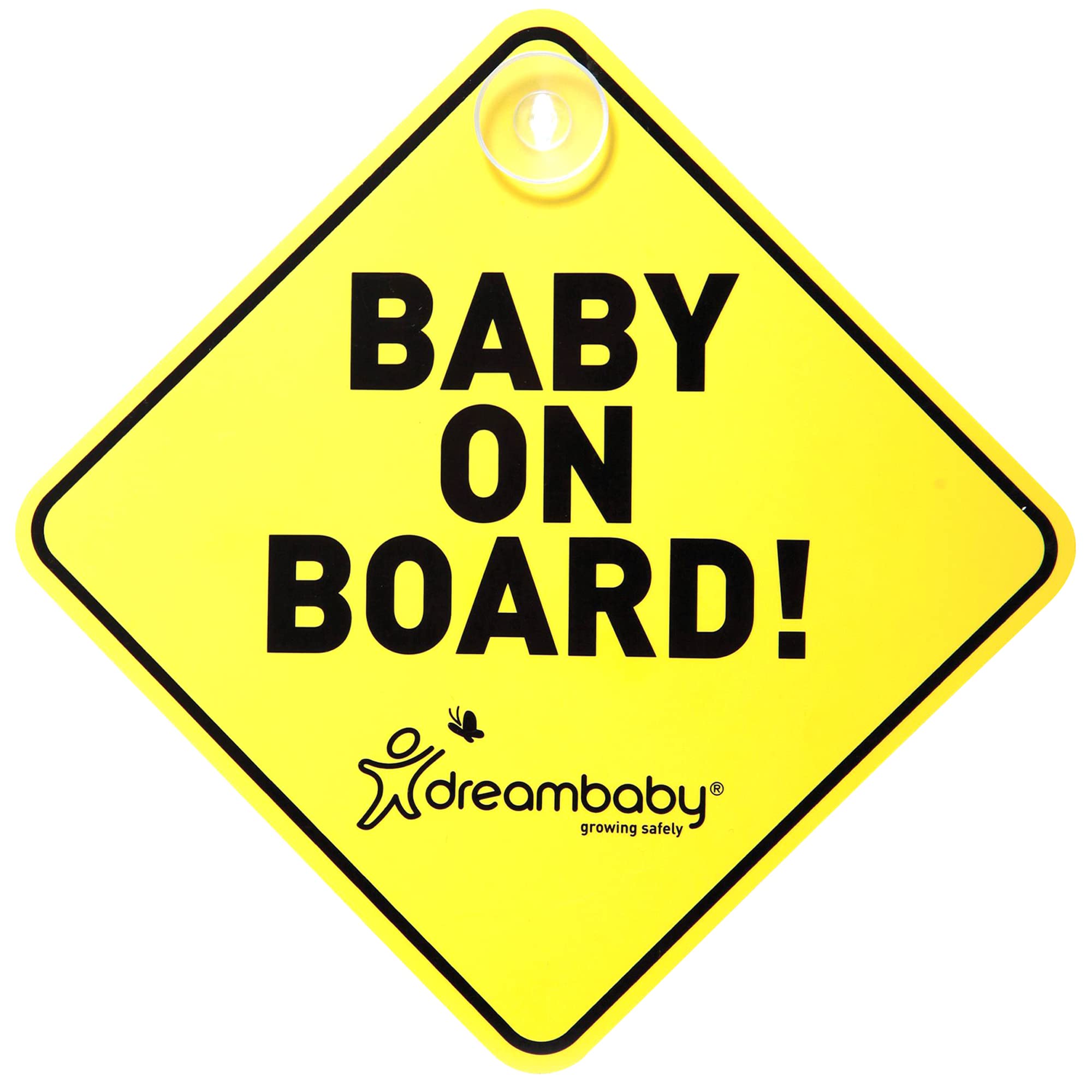 Dreambaby Baby On Board Sign - Baby Safety Awareness Warning Decal - Model F211
