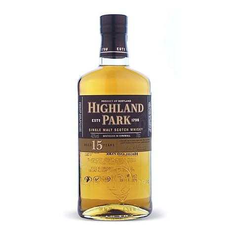 Highland Park 15 Single Malt Scotch Whisky 40% 0,7l Flasche