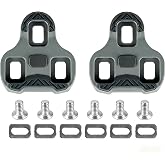 Eyooia Bike Cleats Compatible with Look KEO Delta Cleats for Spining Peloton Indoor Cycling Clips &amp; Mountain MTB Bike Shoes Bicycle Cleat Clips Set